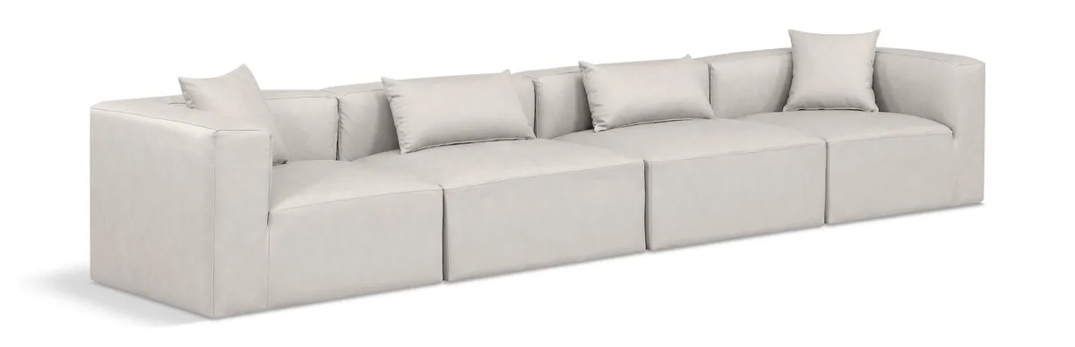 Cube - Modular 4 Seat Sofa - Cream
