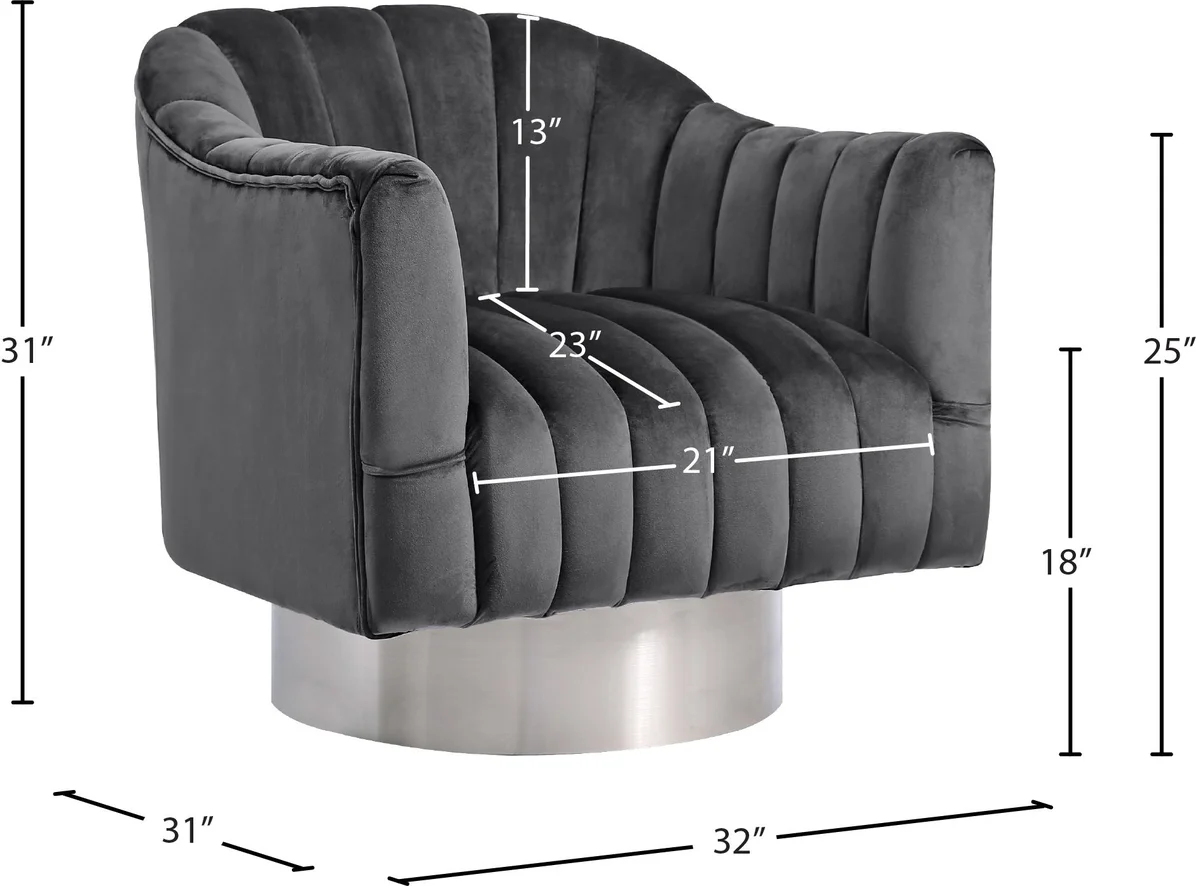 Farrah - Accent Chair - Gray