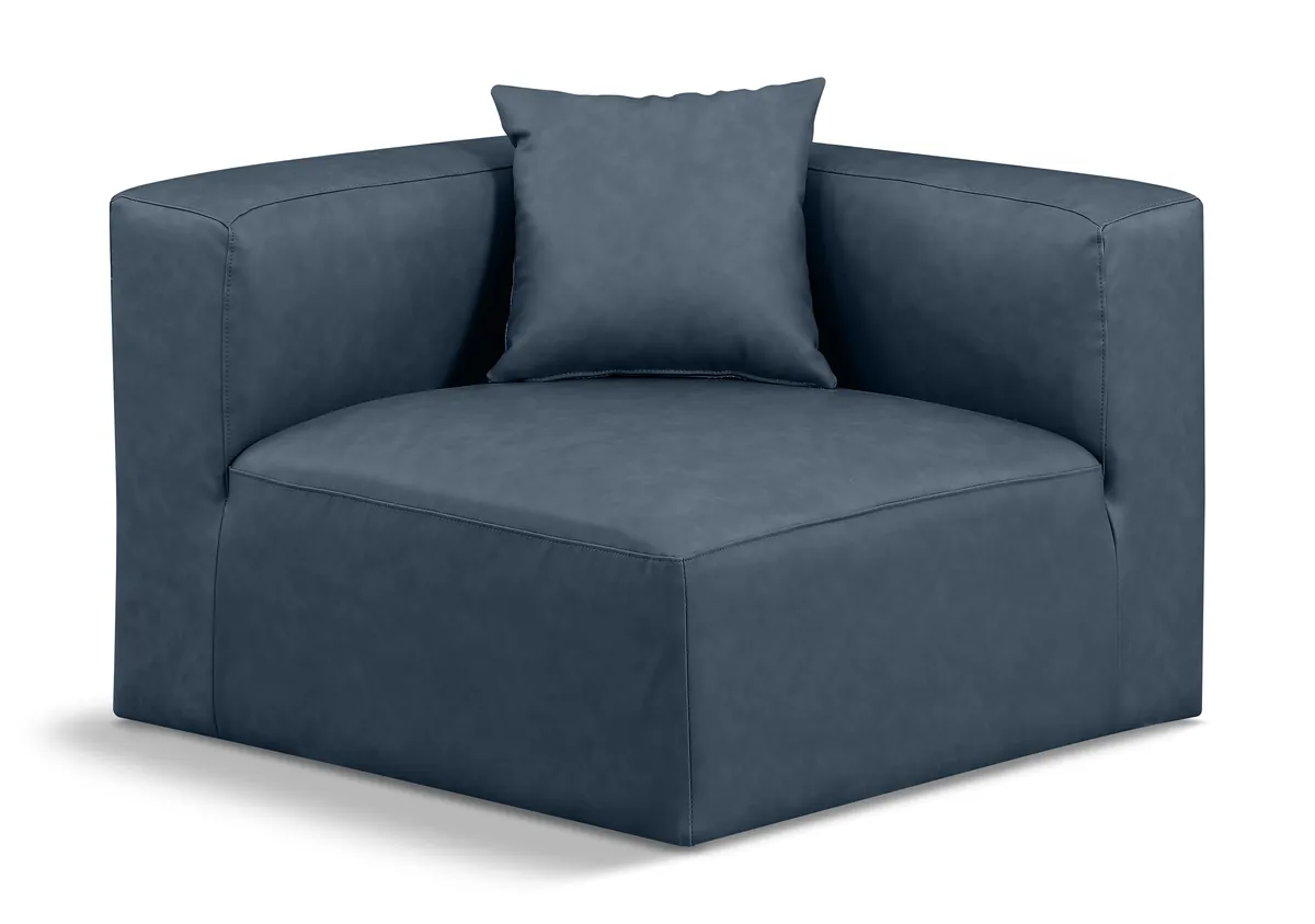 Cube - Corner Chair - Navy Blue