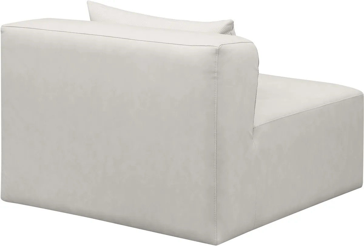 Cube - Armless Chair - Cream