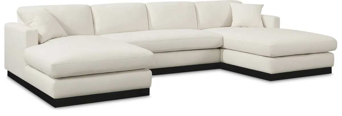 Johanna - 3 Piece Sectional - Cream