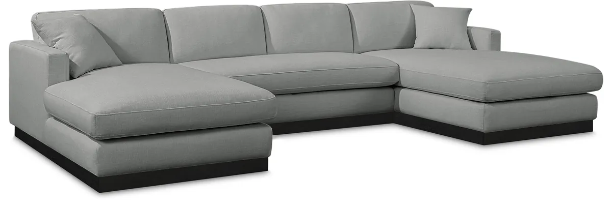 Johanna - 3 Piece Sectional - Gray