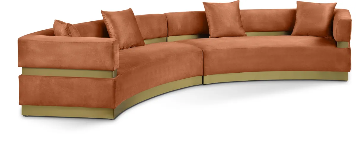 Belsa - 2 Piece Sectional - Cognac