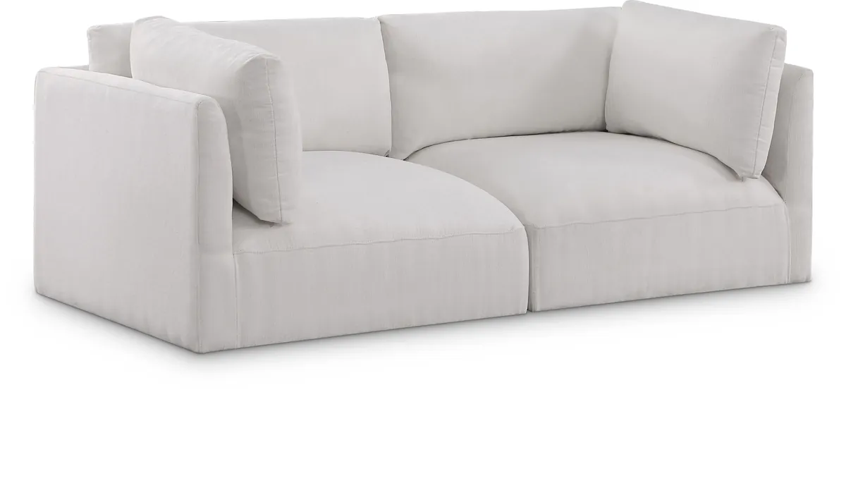 Ease - 2 Seat Modular Sofa - Cream