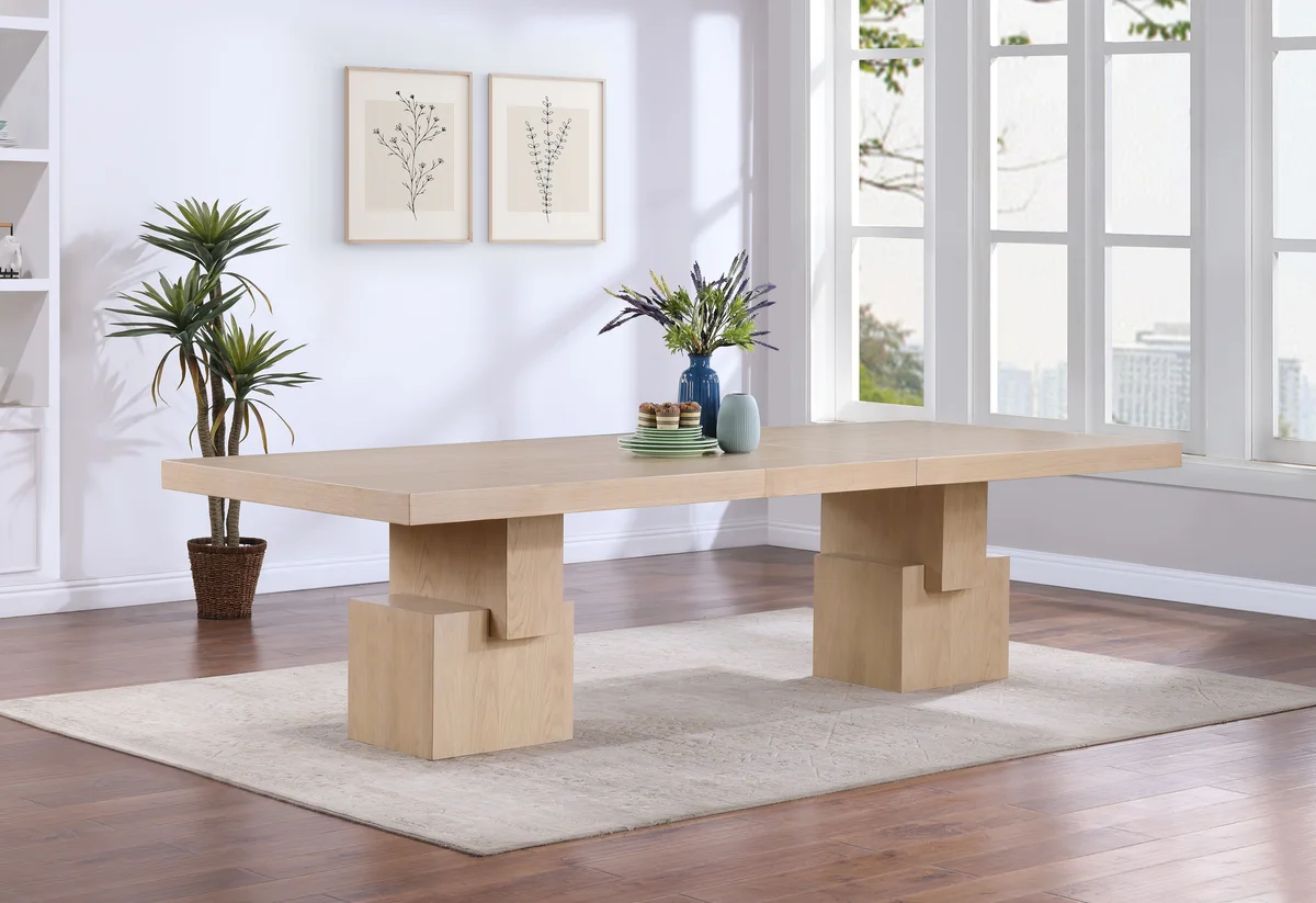 Anzio - Dining Table - Oak - View 2