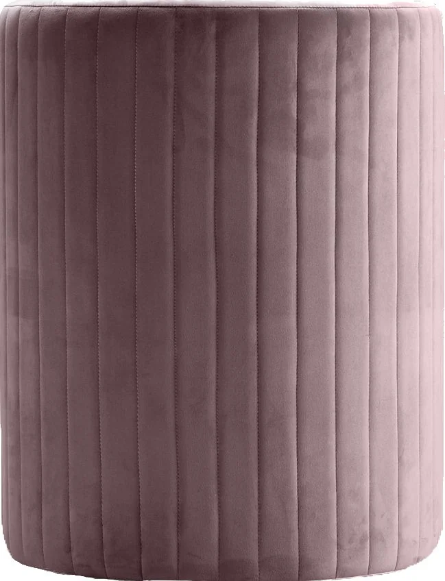 Selena - Accent Chair and Ottoman Set - Pink