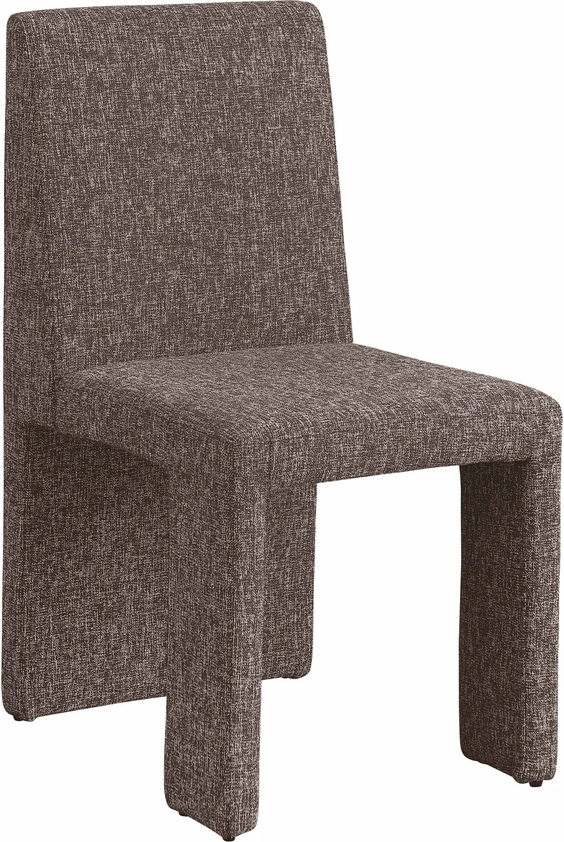 Benson - linen Dining Chair (Set of 2) - Brown