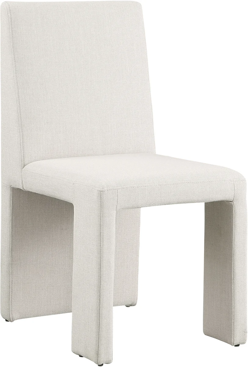 Benson - linen Dining Chair (Set of 2) - Cream