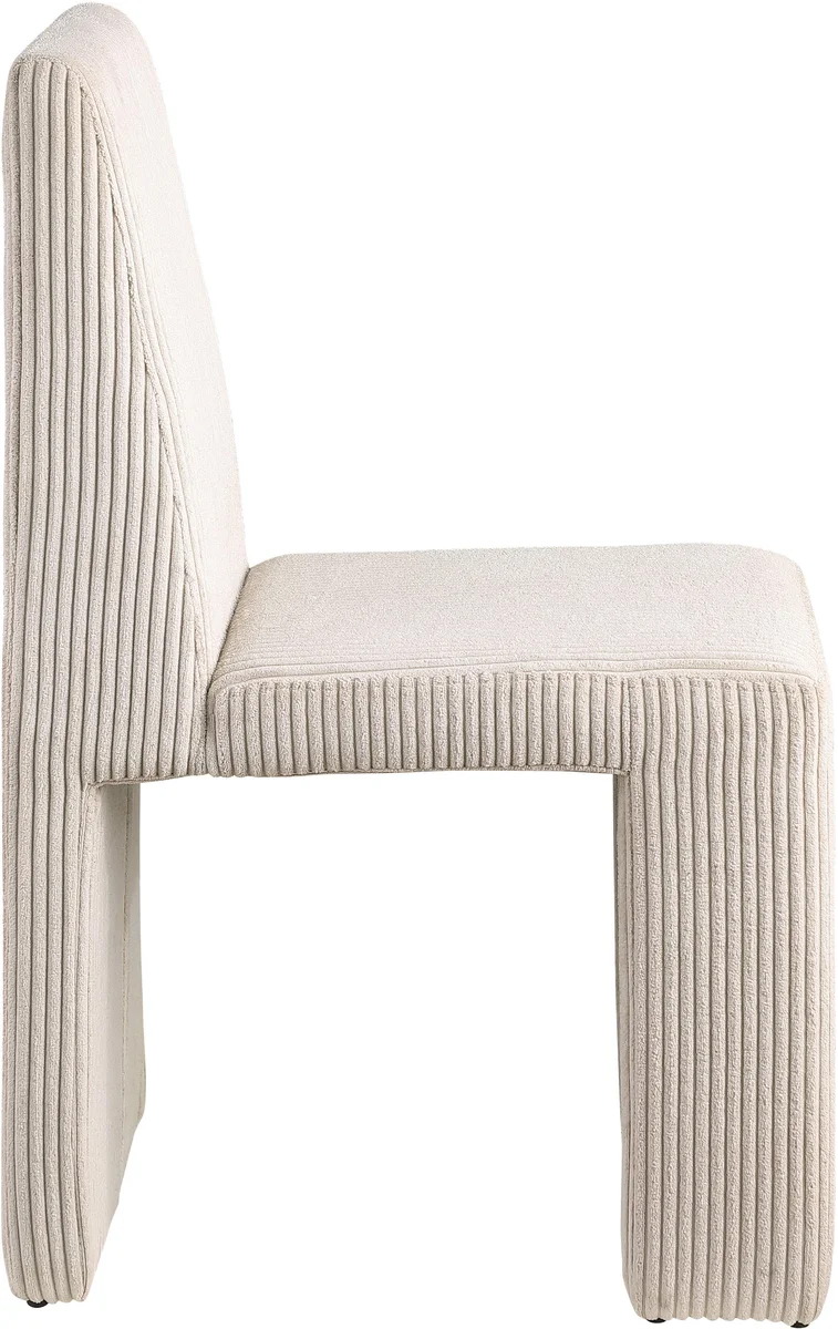 Benson - Microsuede Dining Chair (Set of 2) - Beige - View 2