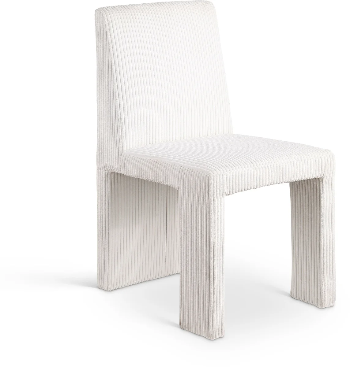 Benson - Microsuede Dining Chair (Set of 2) - Cream