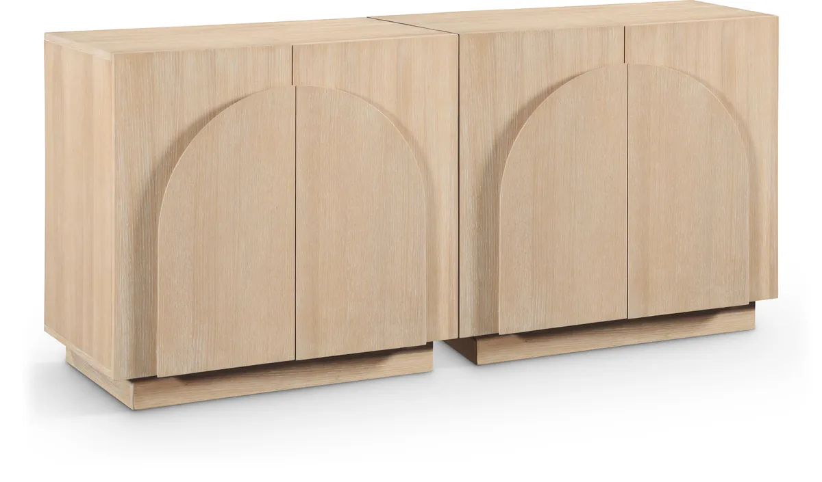 Navona - 2 Piece Sideboard / Buffet - Natural