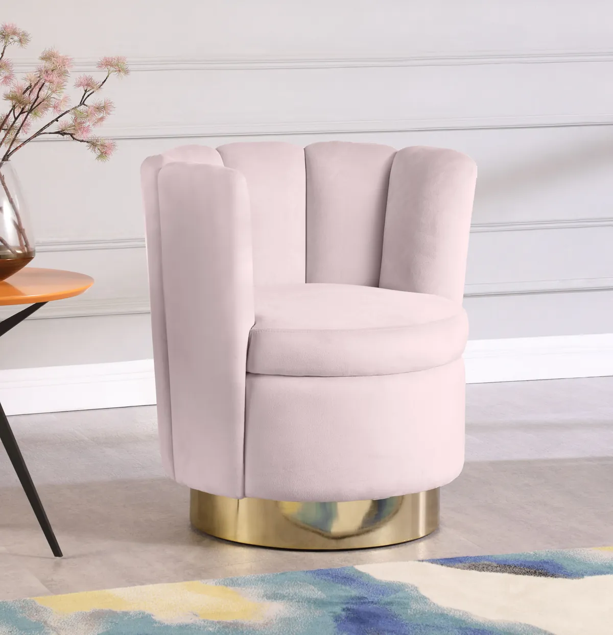 Lily - Accent Chair - Pink - View 2