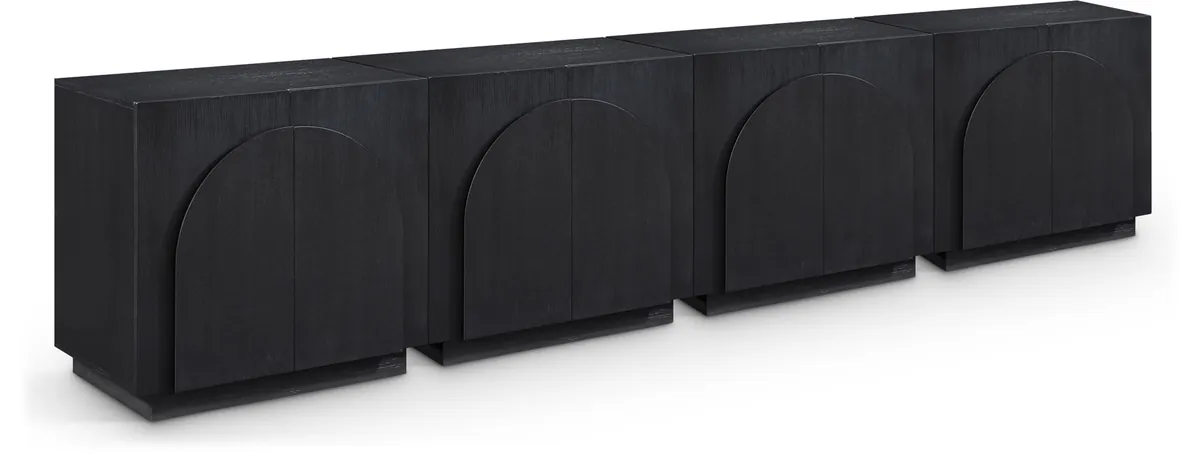 Navona - 4 Piece Sideboard / Buffet - Black