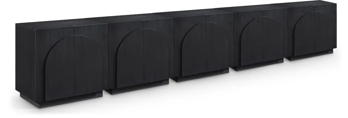 Navona - 5 Piece Sideboard / Buffet - Black