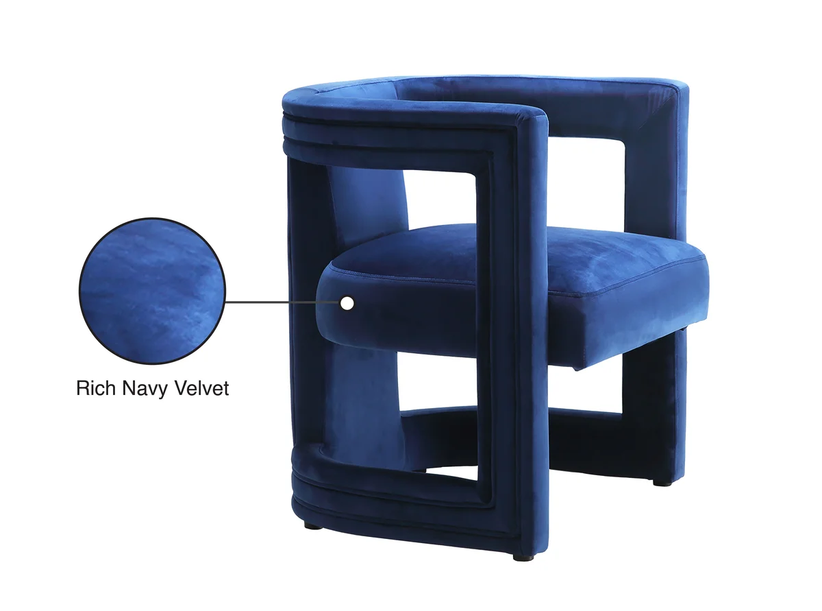 Blair - Accent Chair - Navy