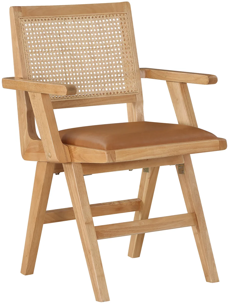 Abby - Dining Arm Chair (Set of 2) - Cognac
