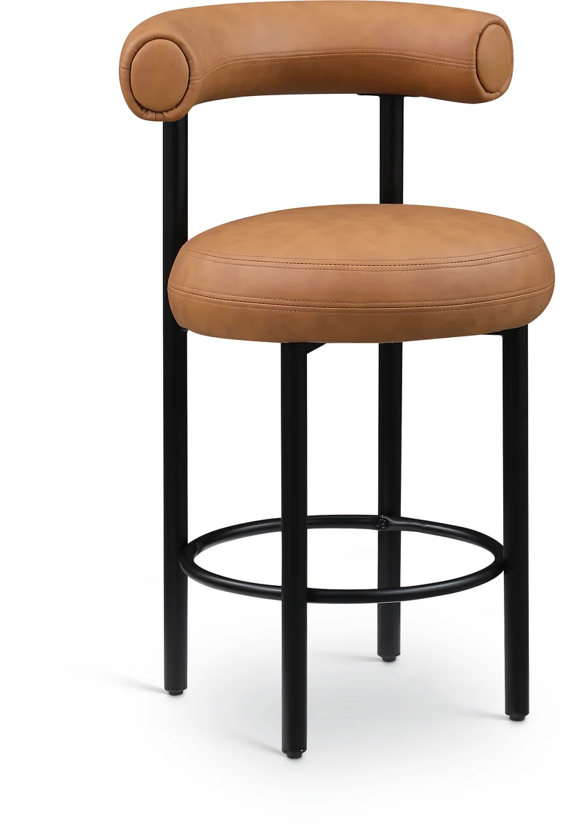 Bordeaux - Counter Stool (Set of 2) - Cognac