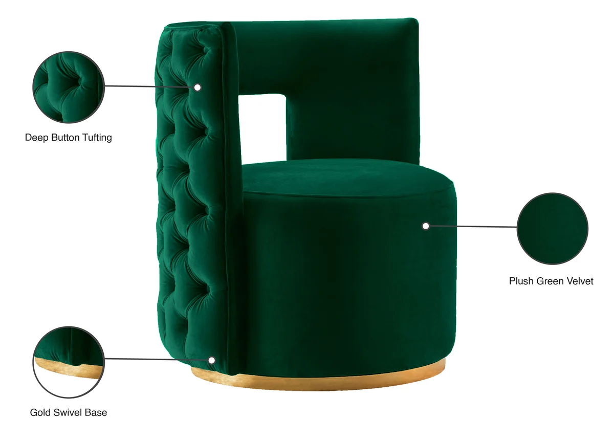 Theo - Accent Chair - Green