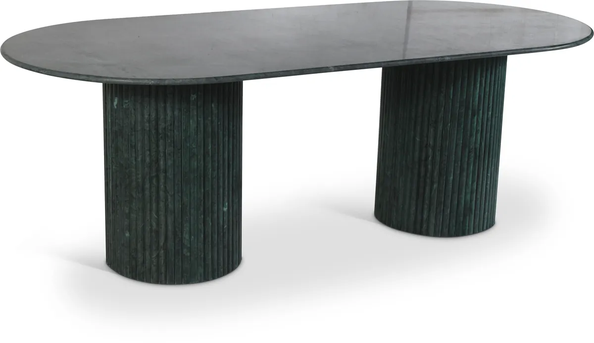 Messina - Marble Dining Table - Green