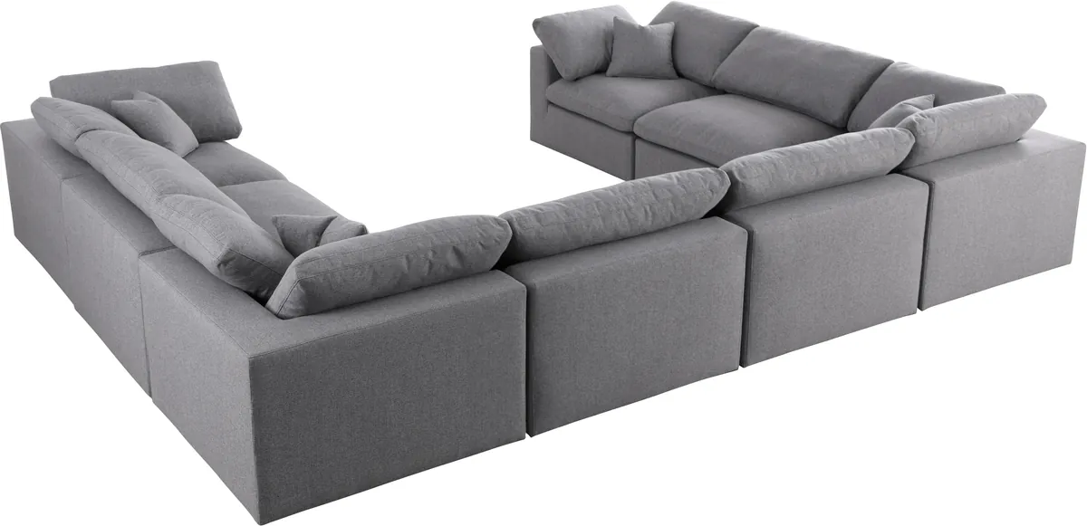 Serene - 8 Piece Modular Sectional - Gray