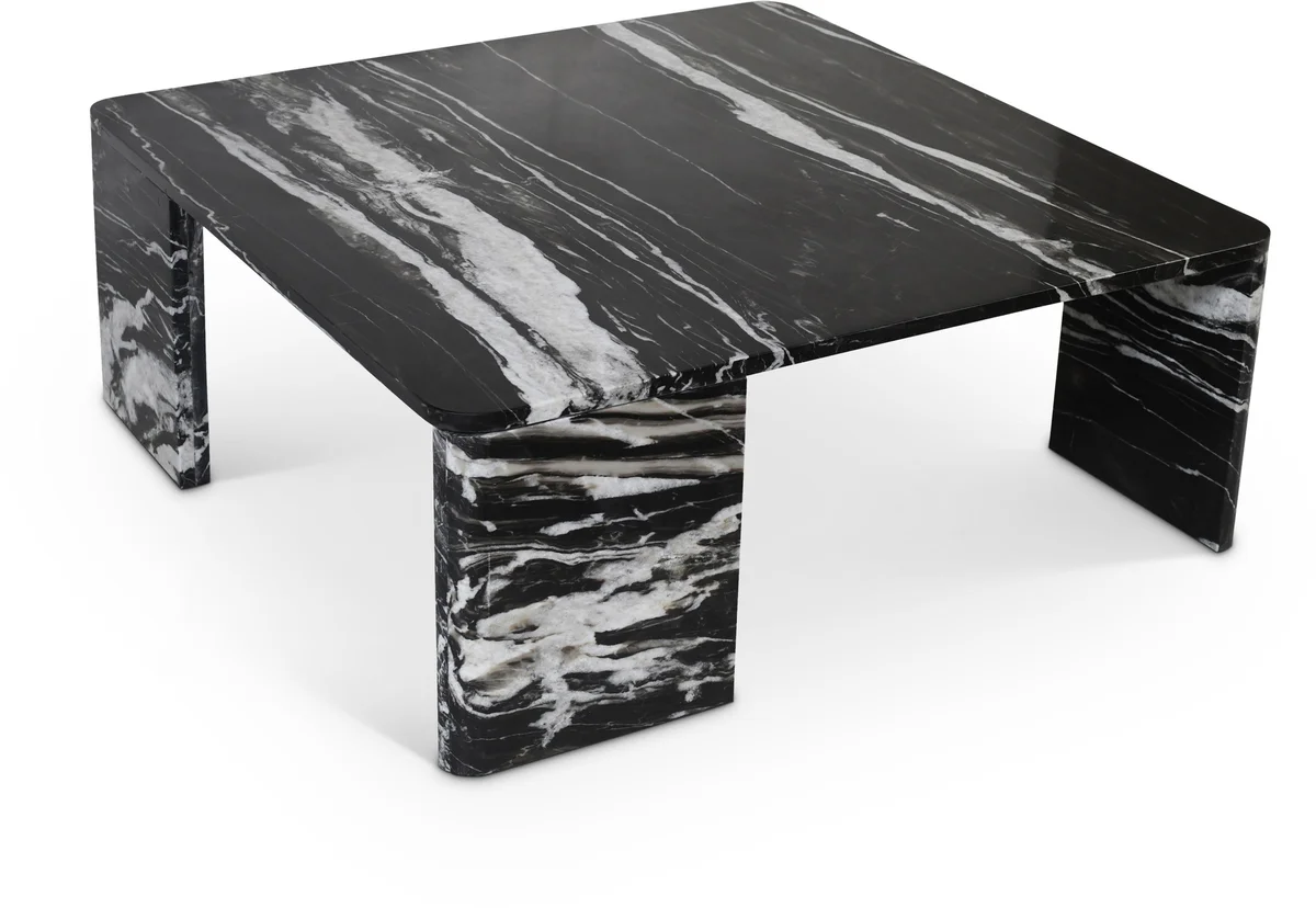 Livorno - Coffee Table - Black / Light Gray
