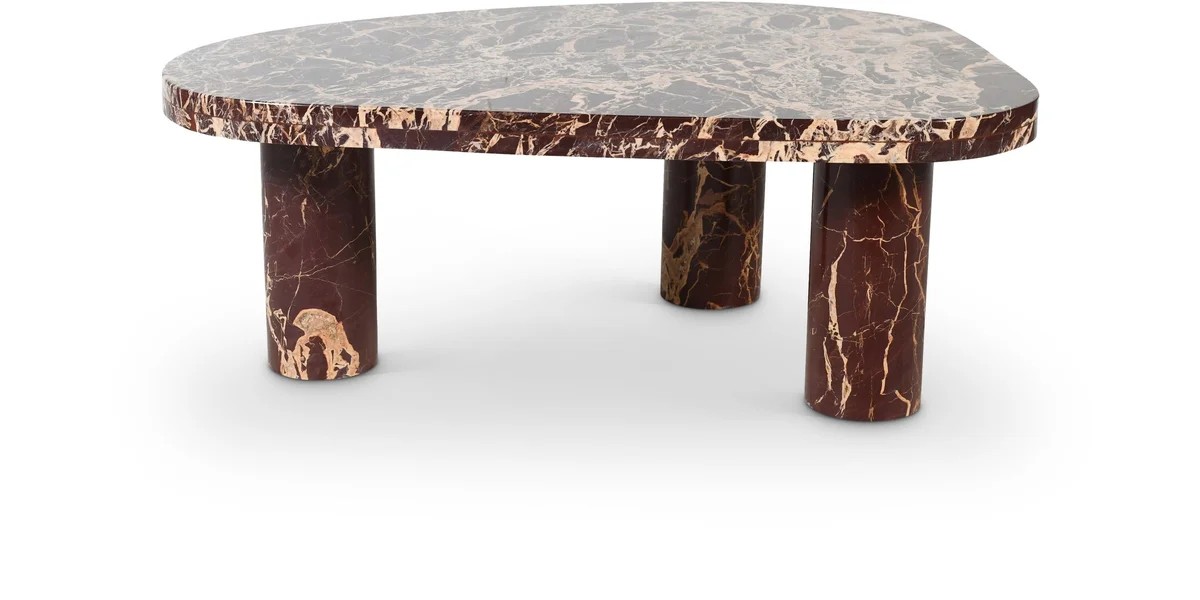 Messina - Coffee Table - Burgundy