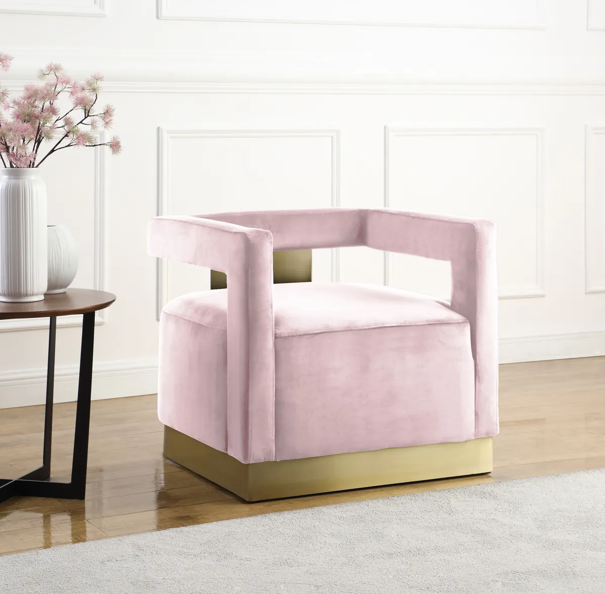 Armani - Accent Chair - Pink - View 2