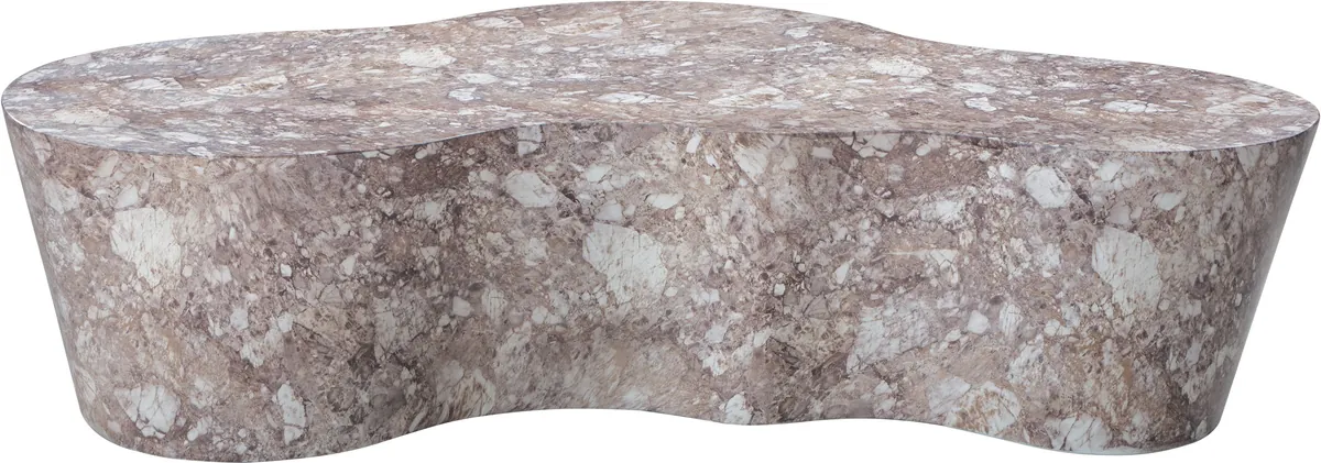 Monza - Concrete Coffee Table - Brown - View 2