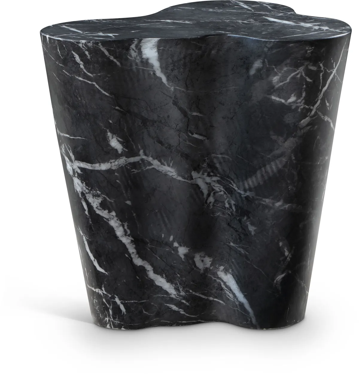 Monza - Concrete End Table - Black