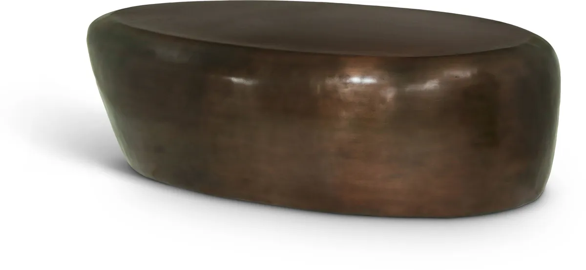Capsule - Aluminum Coffee Table - Brown