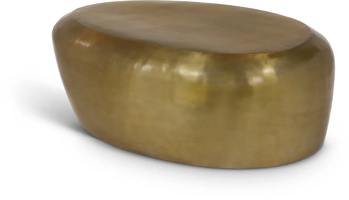Capsule - Metal Aluminum Coffee Table - Gold