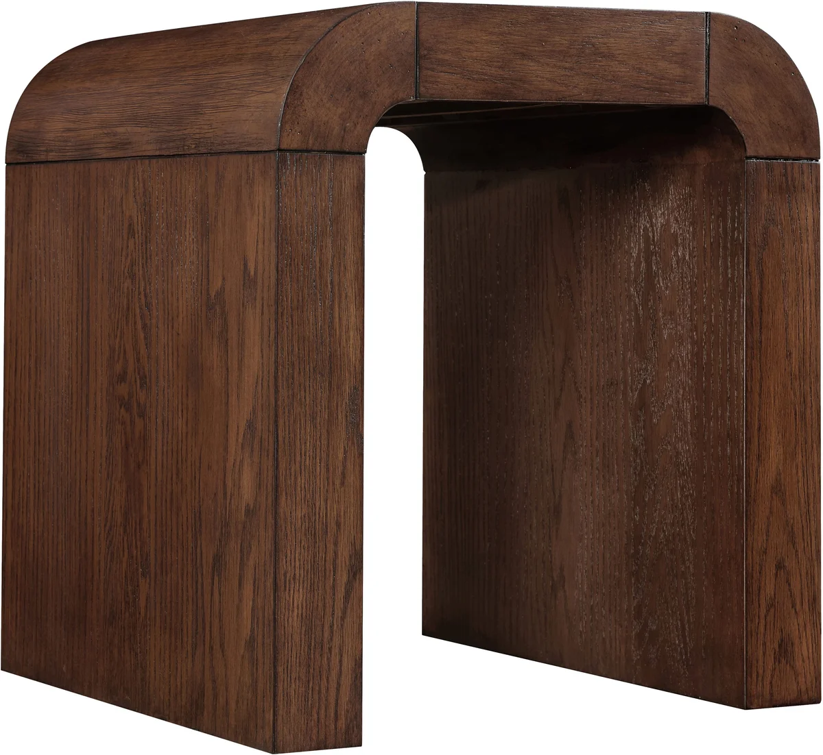 Toulon - Oak Veneer End Table - Brown - View 2