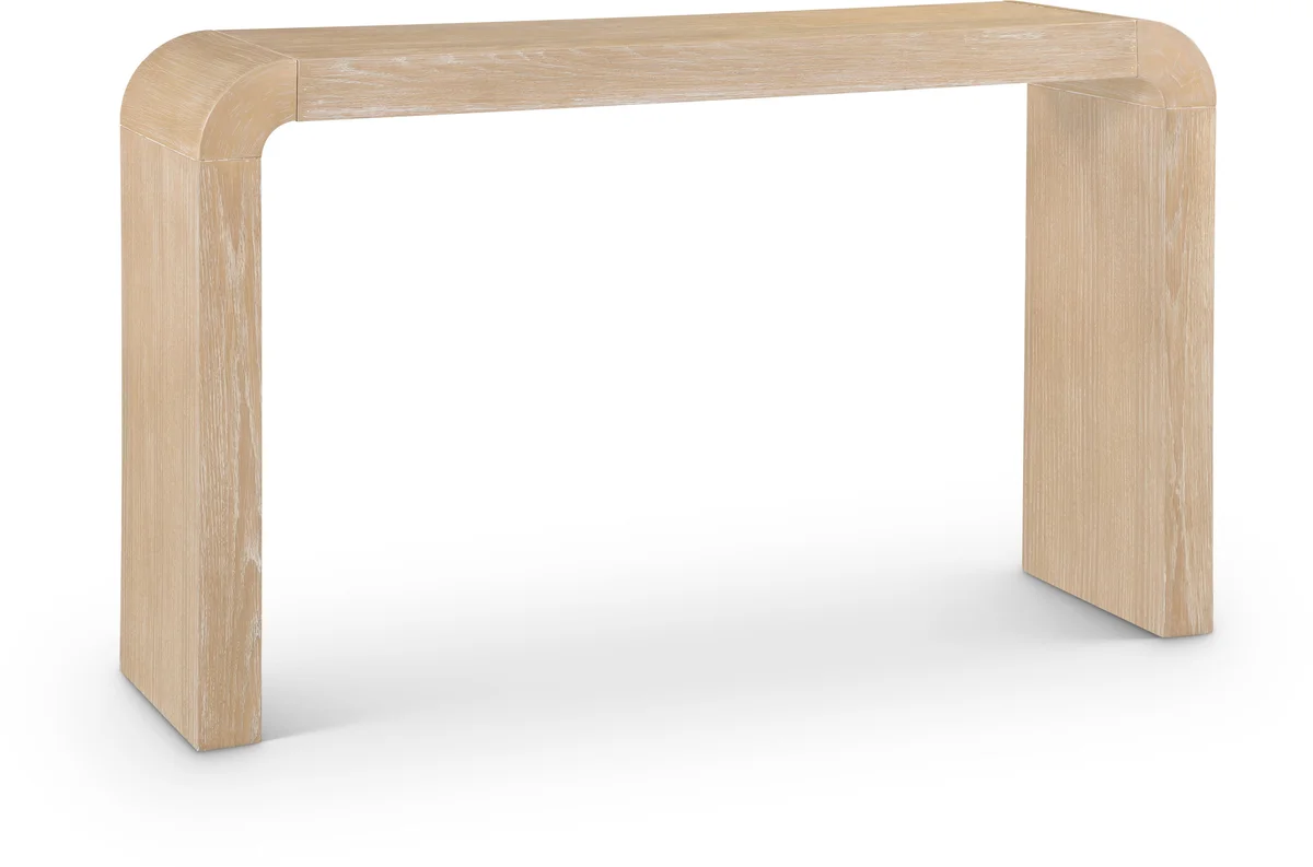 Toulon - Oak Veneer Console Table - Natural