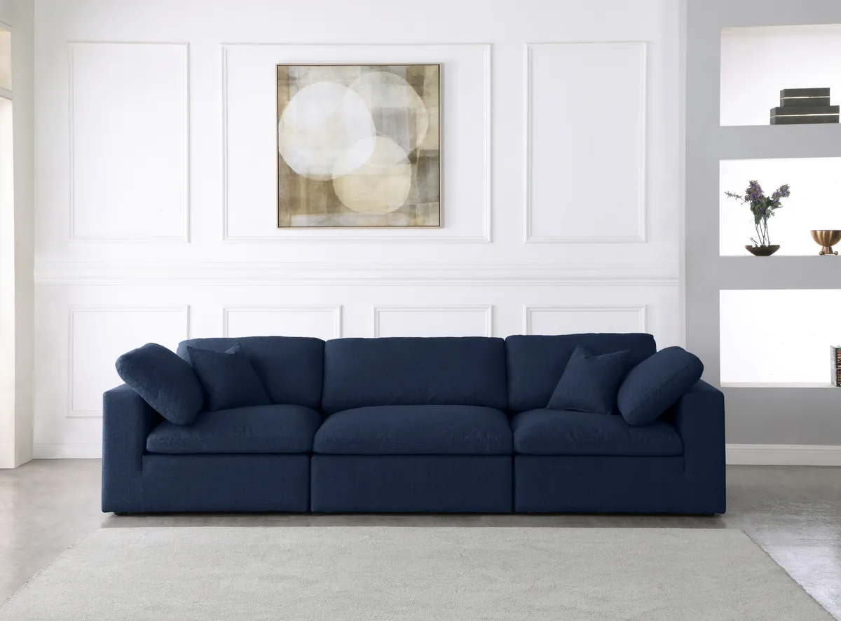 Serene - 3 Seat Modular Sofa - Navy