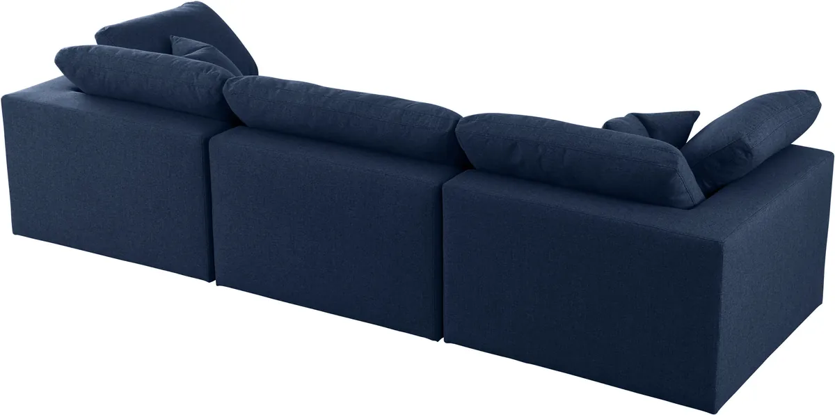 Serene - 3 Seat Modular Sofa - Navy