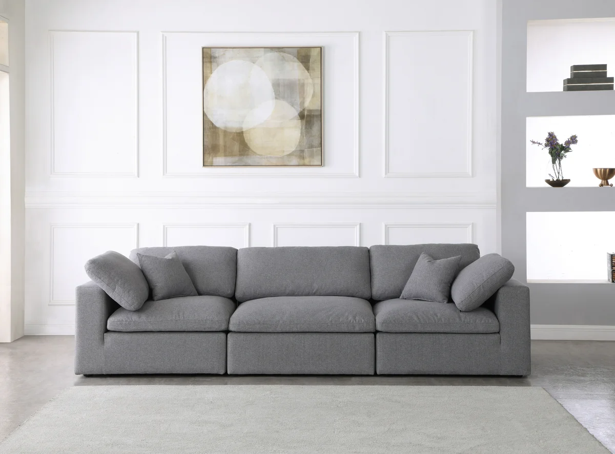 Serene - 3 Seat Modular Sofa - Gray