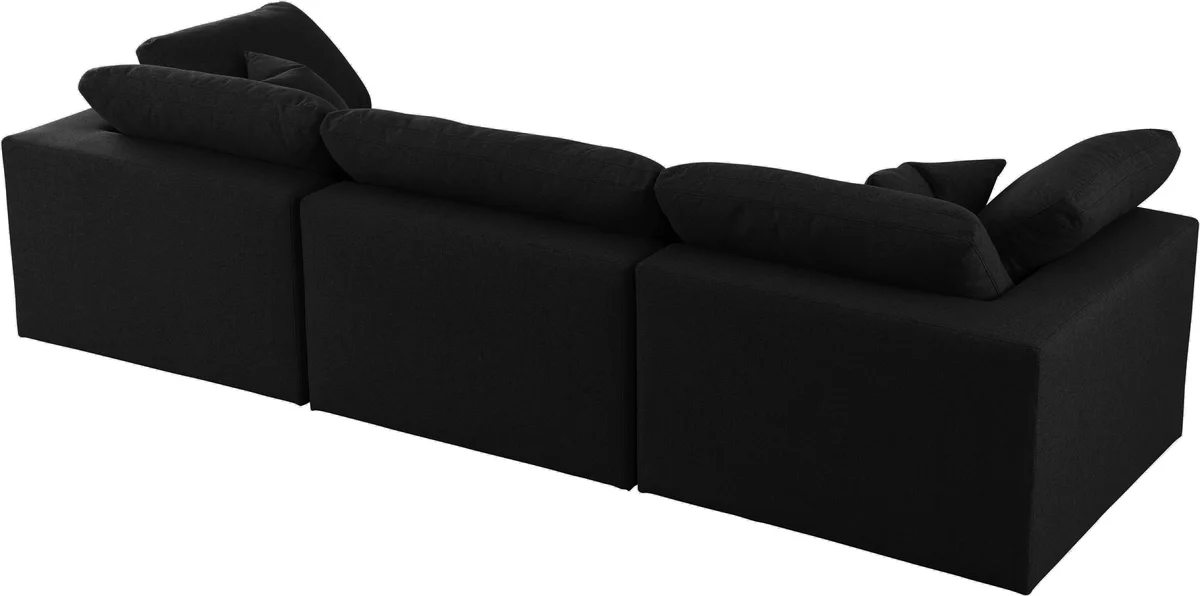 Serene - 3 Seat Modular Sofa - Black
