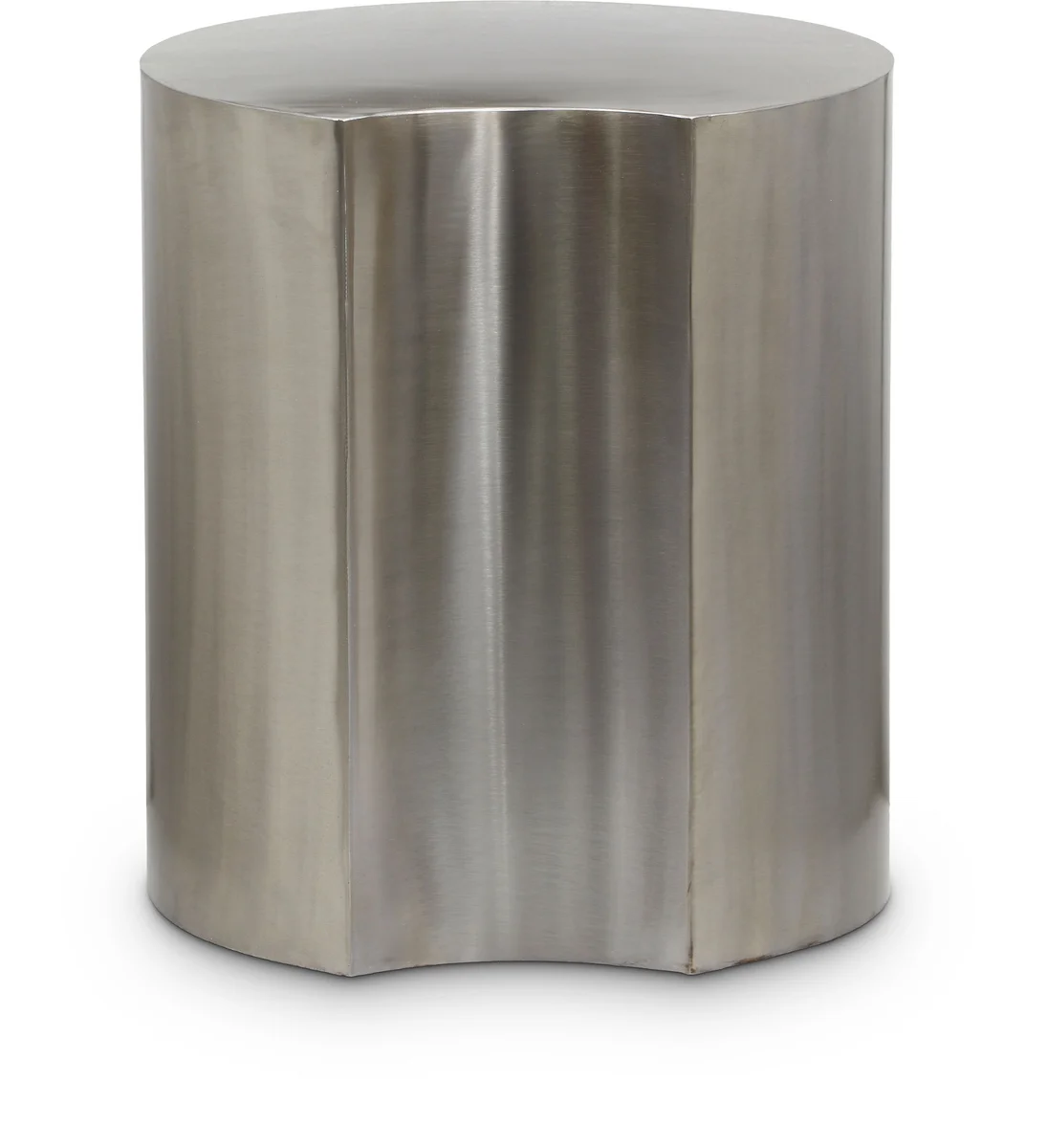 Dimple - 20" End Table - Silver