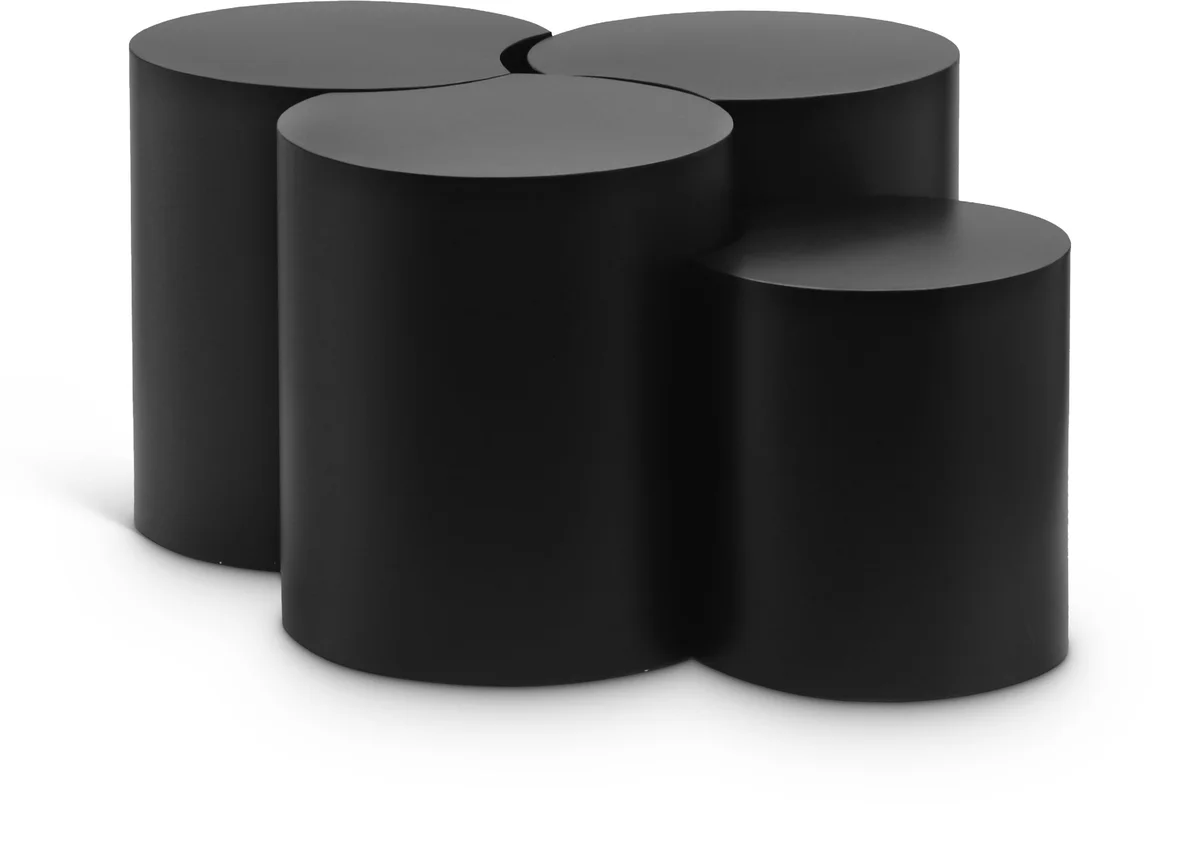Dimple - 4 Piece Modular Coffee Table - Black