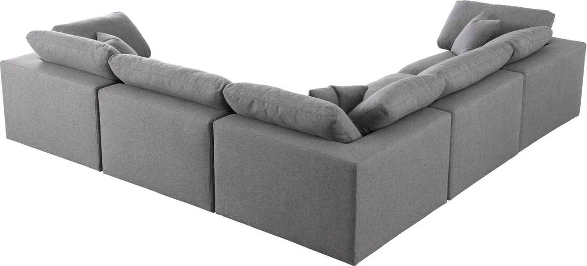Serene - 5 Piece Modular Corner Sectional - Gray