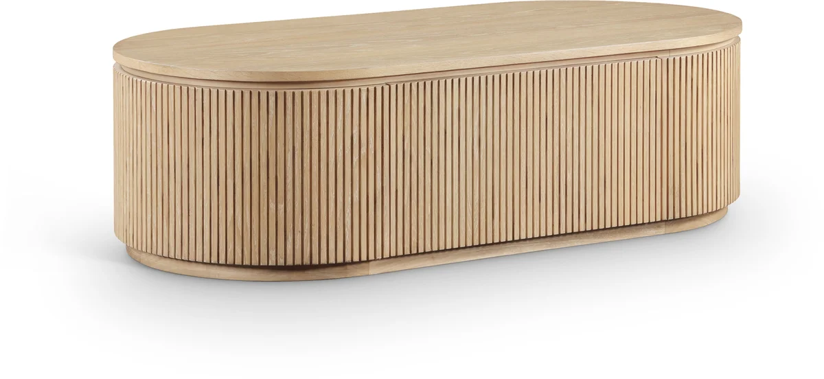 Moana - 52" Rubberwood Coffee Table - Natural