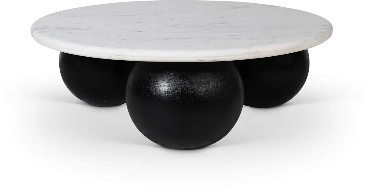 Treviso - Marble Coffee Table - White