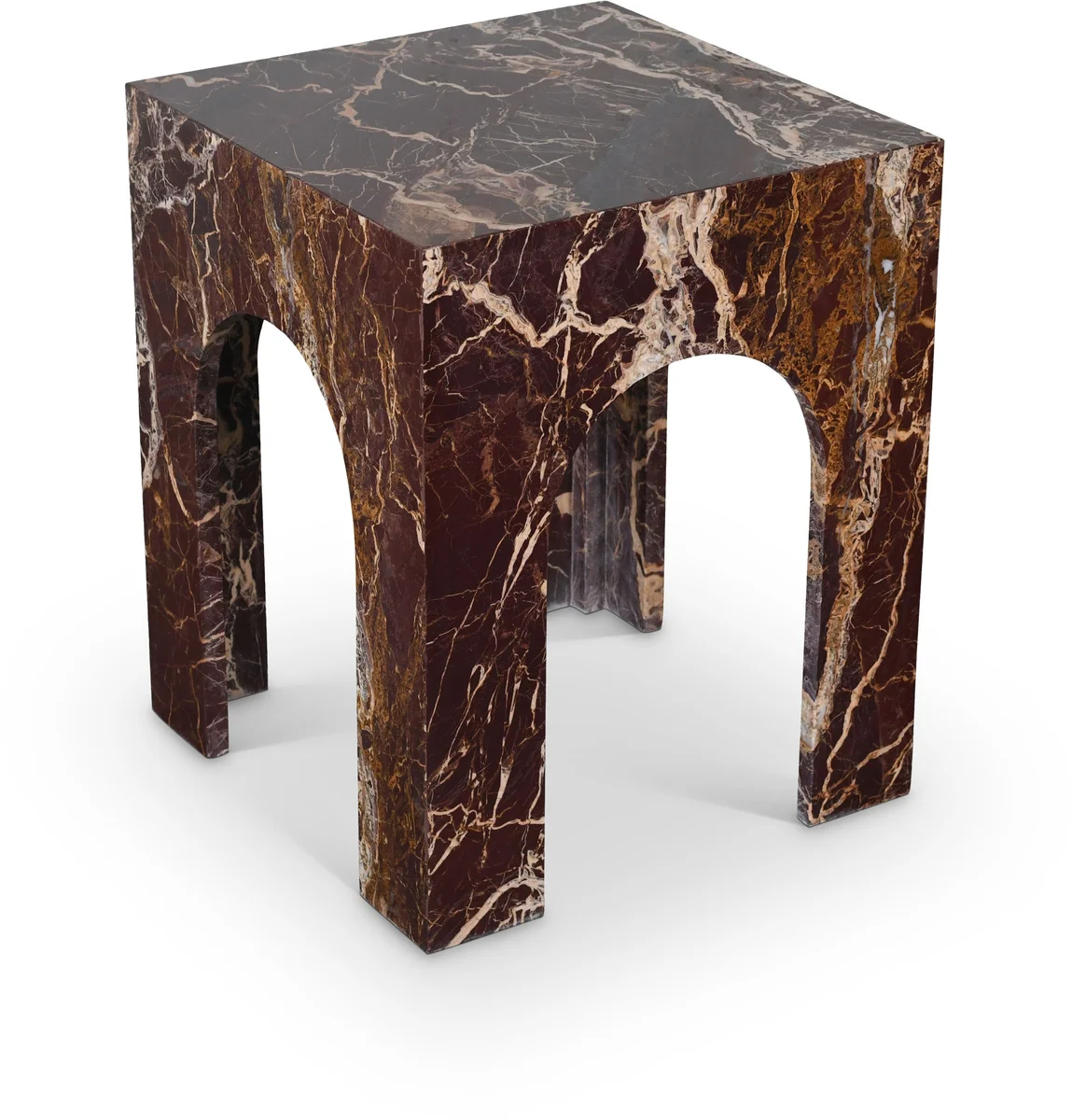 Palermo - Marble End Table - Cherry
