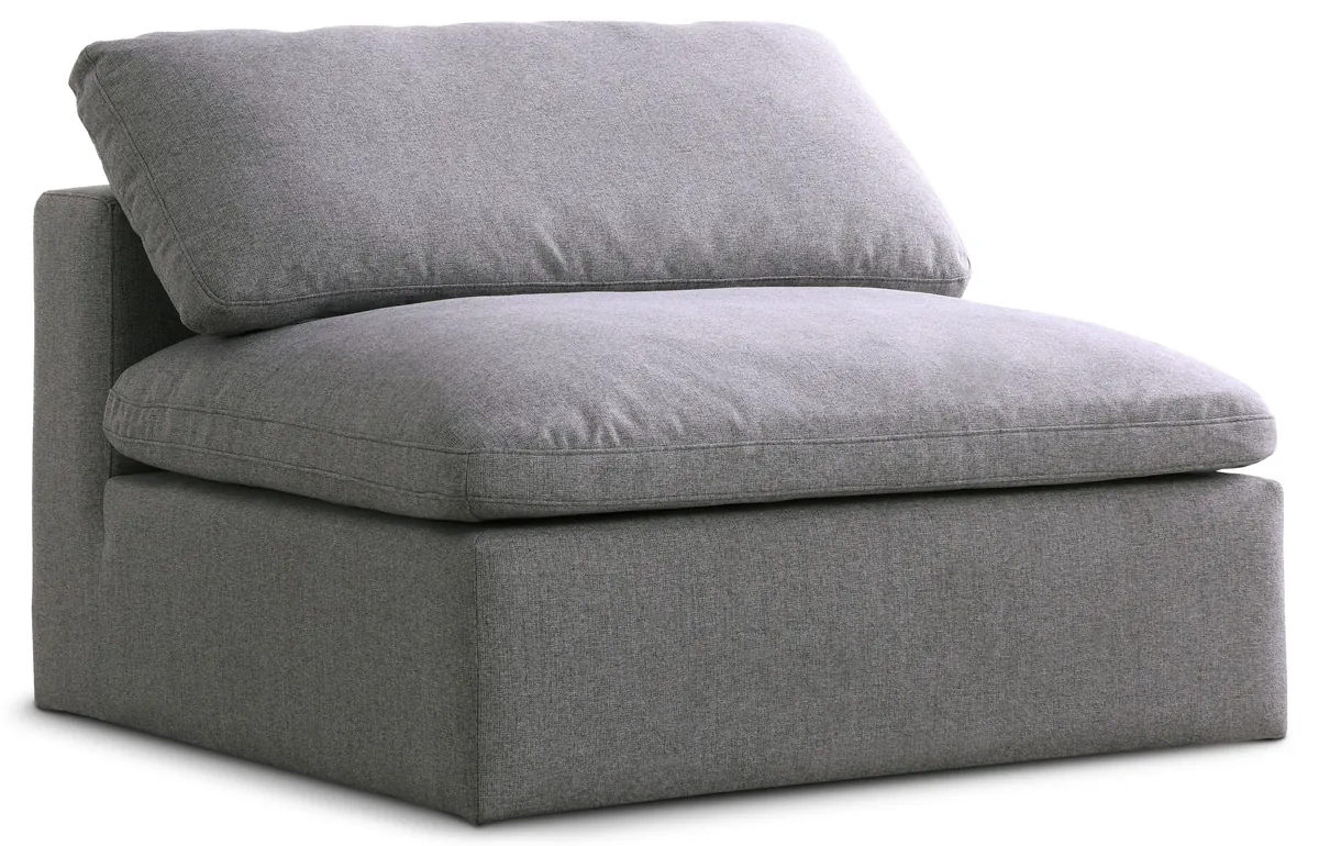 Serene - Modular Armless Chair - Gray