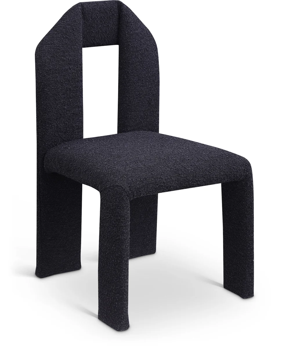 Bennett - Boucle Dining Chair (Set of 2) - Black