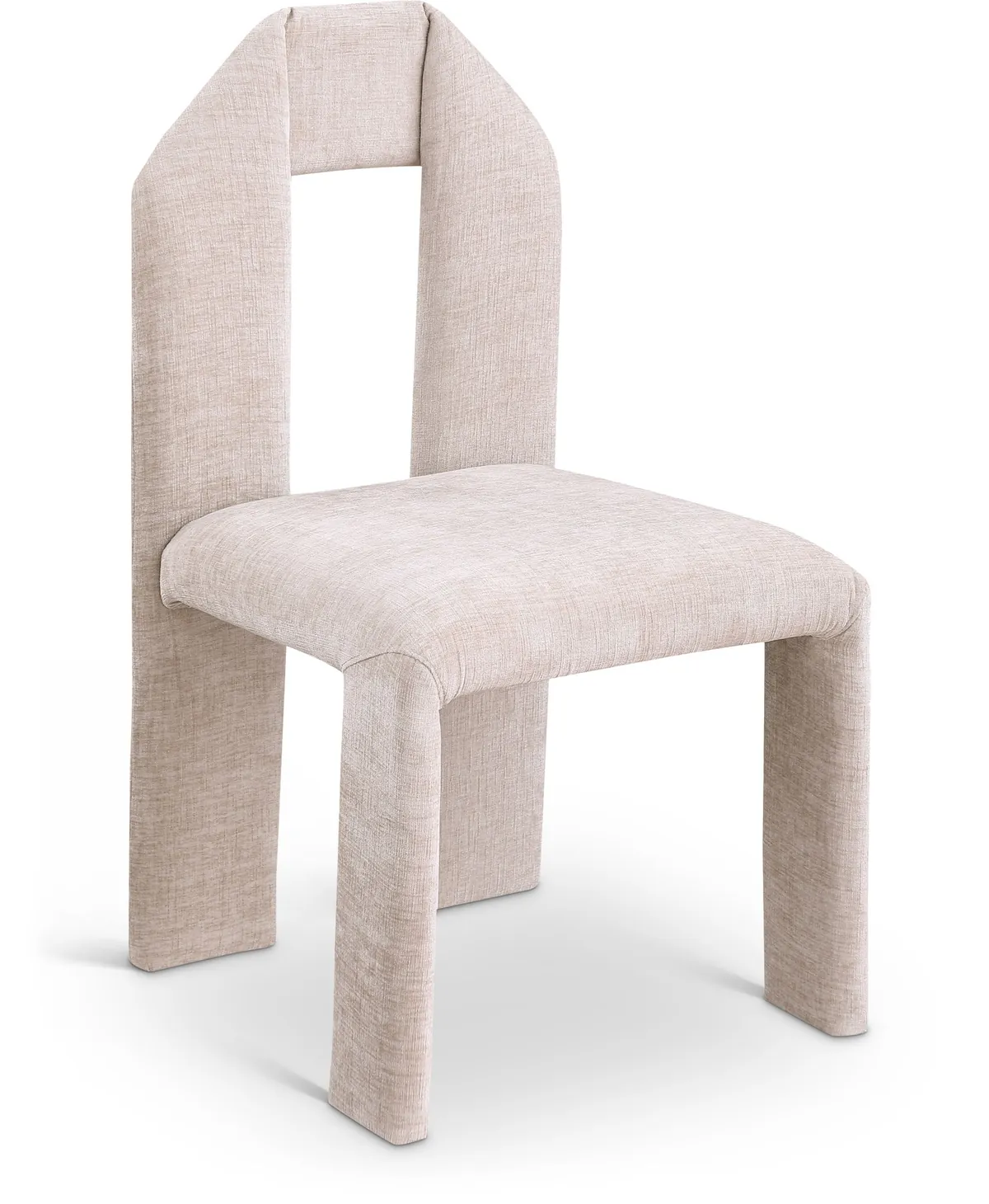 Bennett - Chenille Dining Chair (Set of 2) - Beige