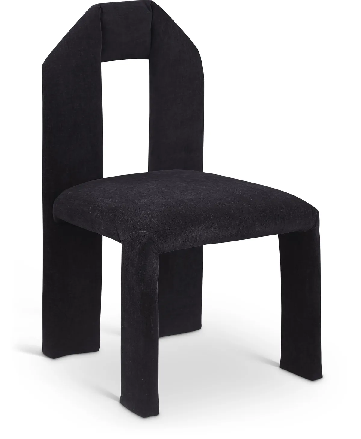 Bennett - Chenille Dining Chair (Set of 2) - Black