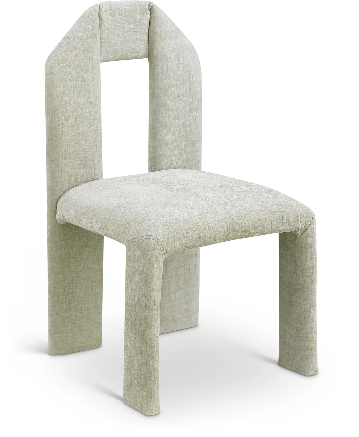 Bennett - Chenille Dining Chair (Set of 2) - Mint