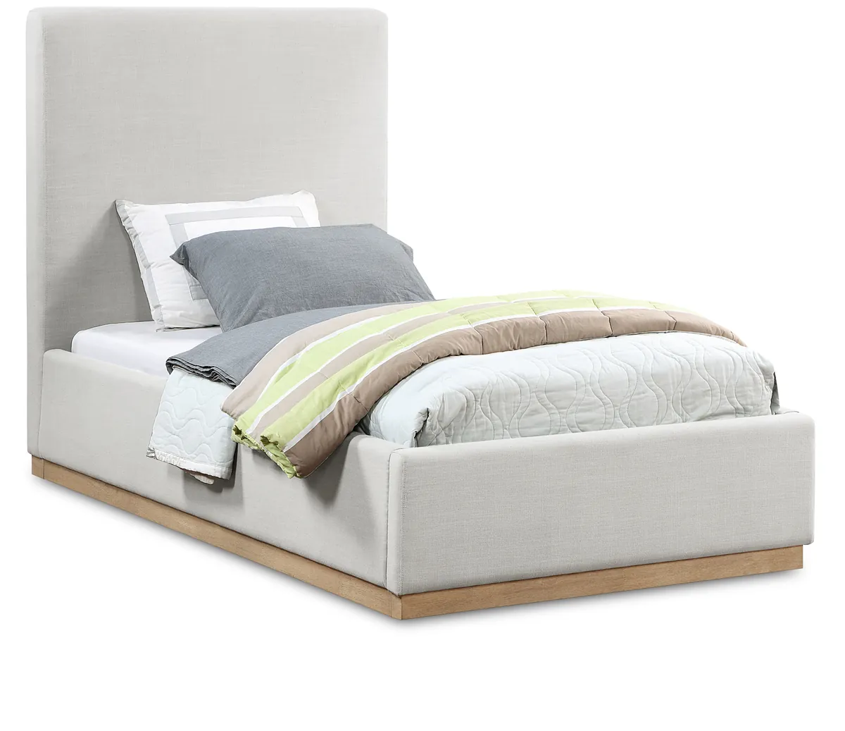 Alfie - Twin Bed - Cream