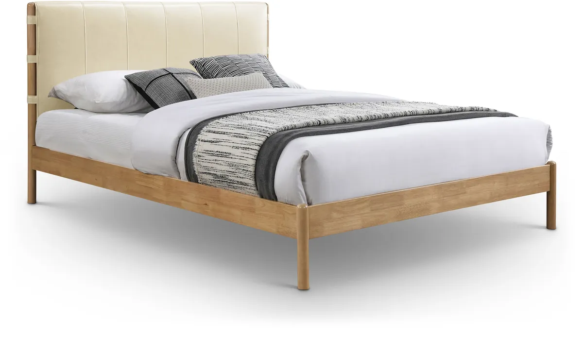 Asher - King Bed - Cream